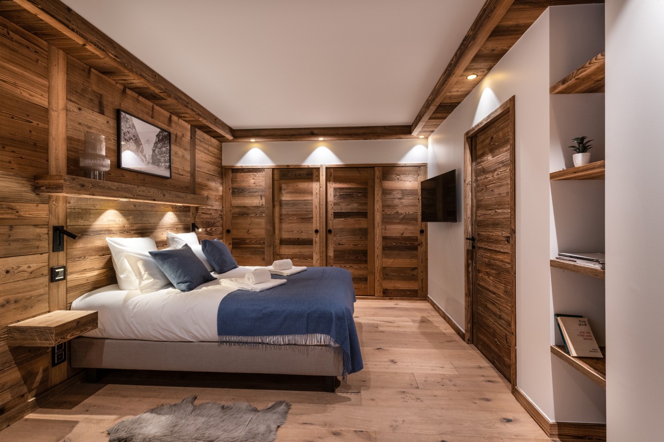 Val D'Isère Location Appartement Dans Résidence Luxe Tante Chambre 3