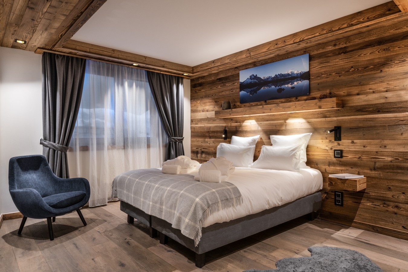 Val D'Isère Location Appartement Dans Résidence Luxe Tatie Chambre 1