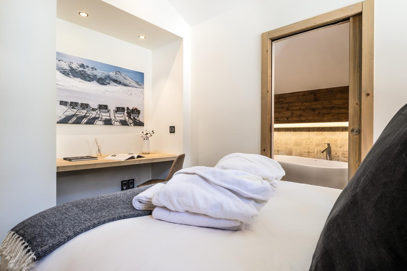 Val D Isère Location Appartement Luxe Tanakite Chambre 