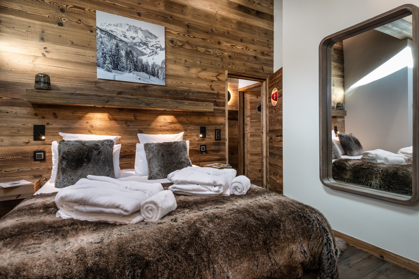 Val D'Isère Location Appartement Dans Résidence Luxe Tounkite Chambre 3