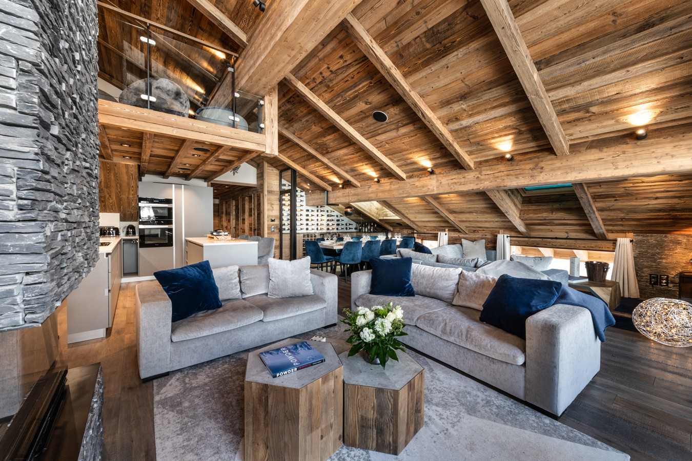 Val D'Isère Location Appartement Dans Résidence Luxe Tounkite Salon