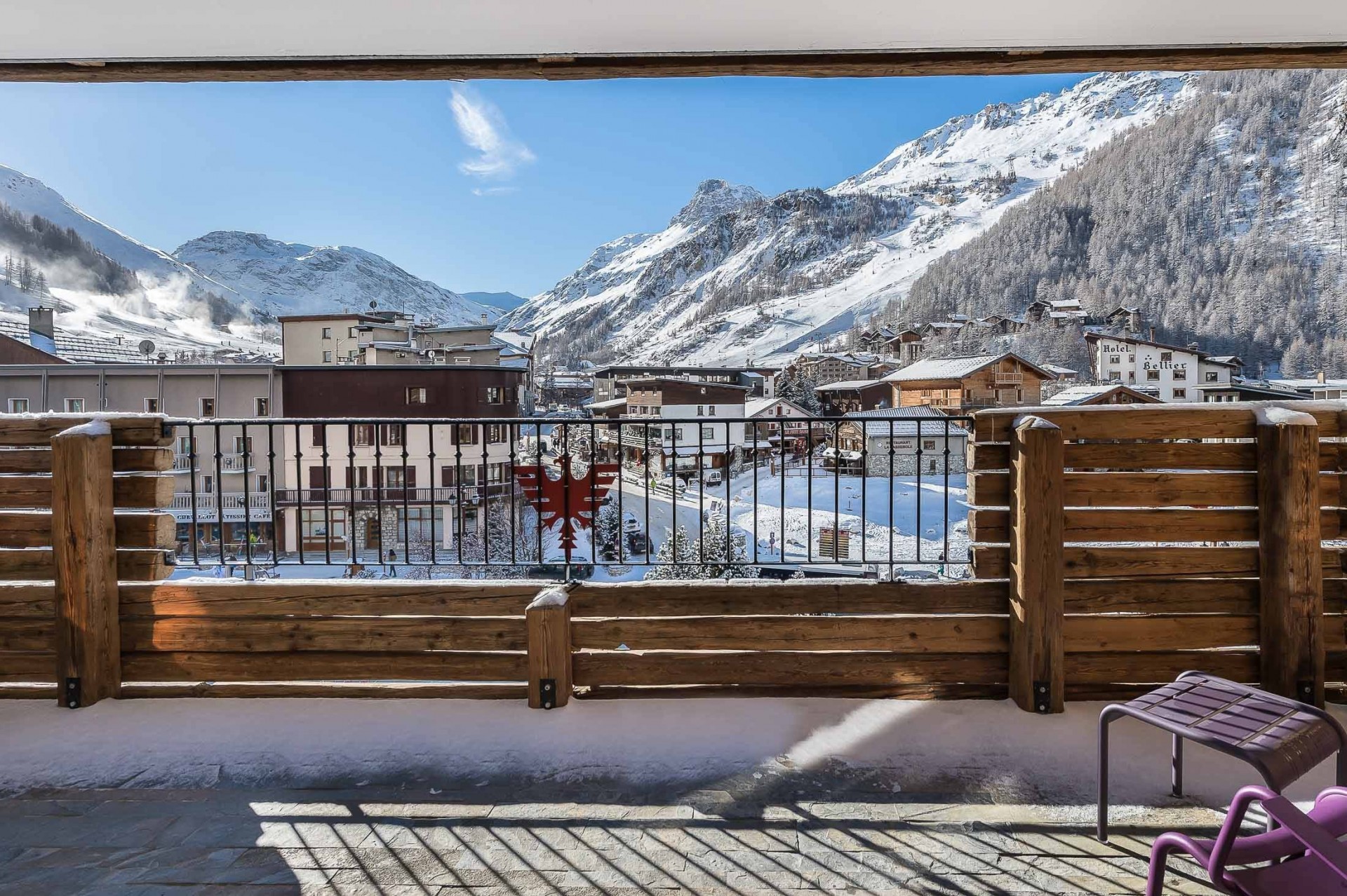 Val d’Isère Location Appartement Luxe Ucelite Terrasse