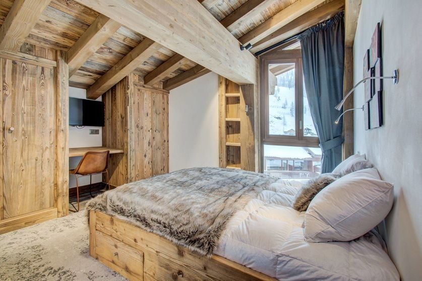 Val d’Isère Location Appartement Luxe Ulalite Chambre 1