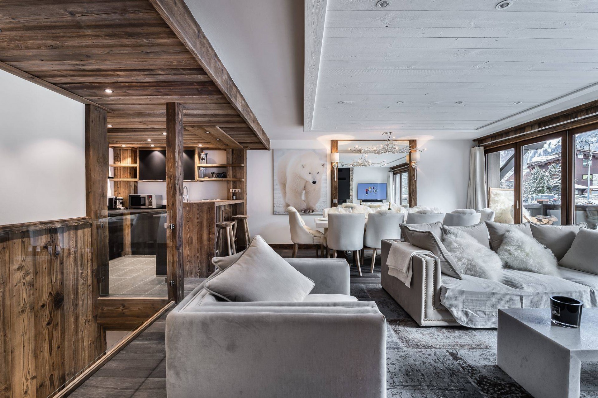 Val d’Isère Location Appartement Luxe Ululite Séjour