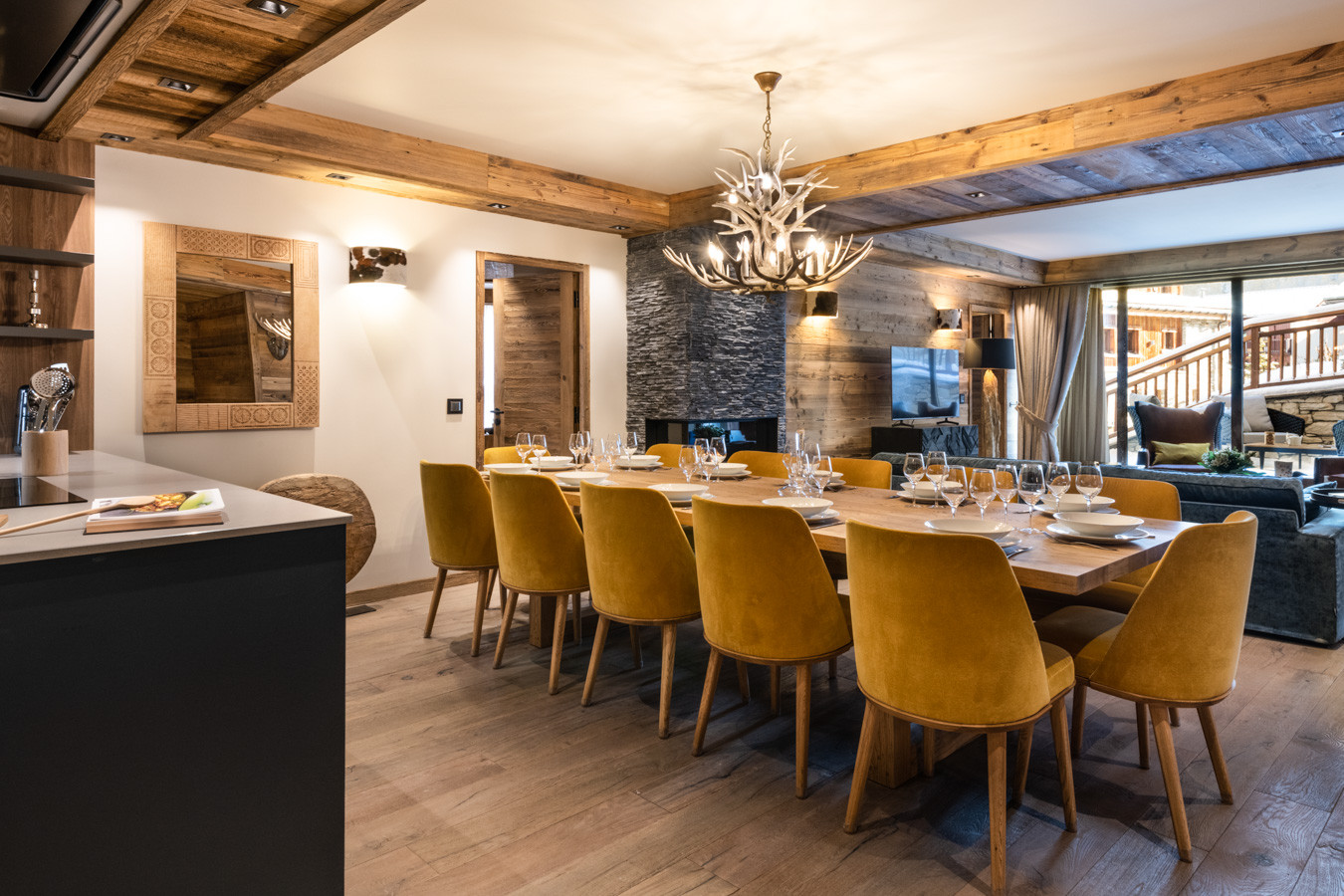 Val D'Isère Location Appartement Dans Résidence Luxe Valask Séjour