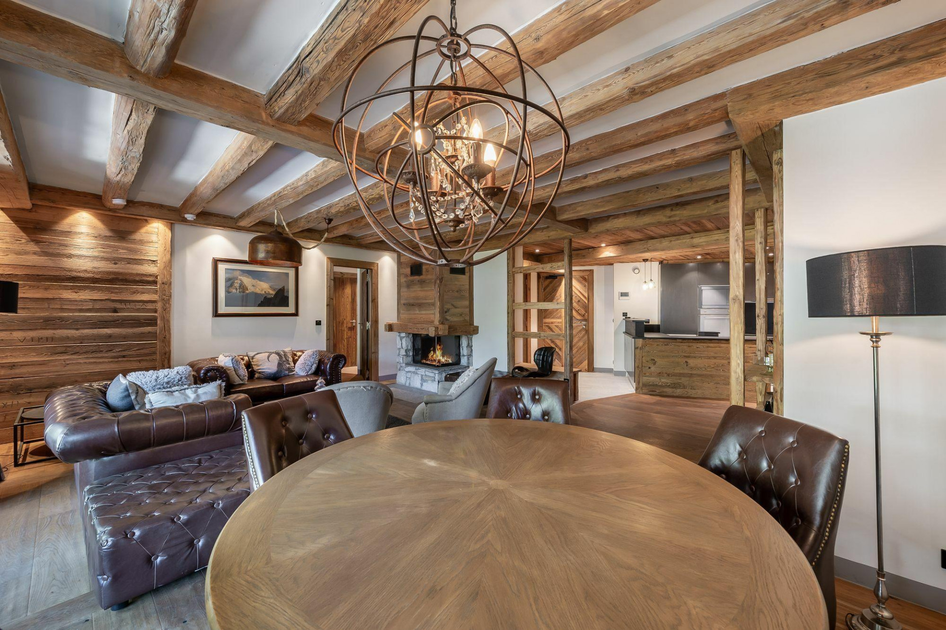 Val D'Isère Location Appartement Luxe Valdin Séjour