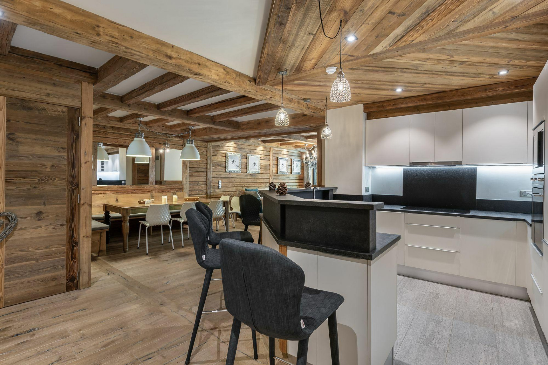 Val D'Isère Location Appartement Luxe Valdiu Cuisine