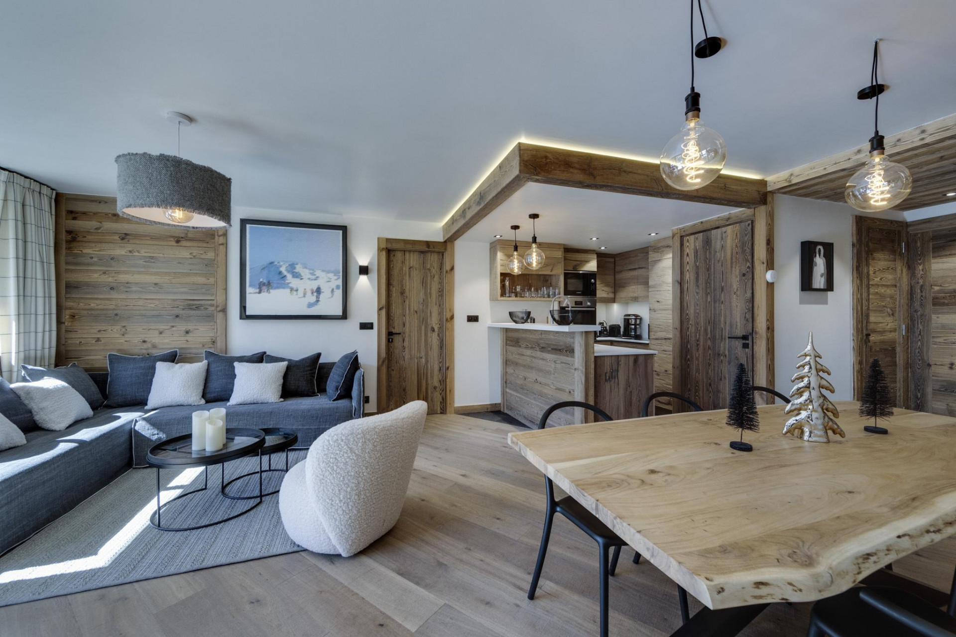 Val D'Isère Location Appartement Luxe Valdiz Séjour