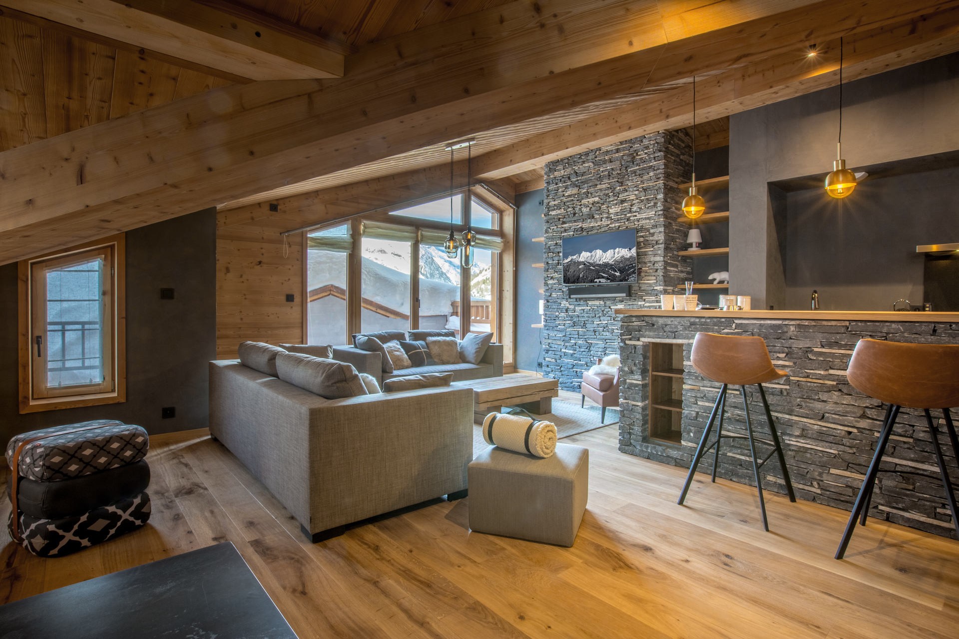 Val d’Isère Luxury Rental Appartment Valerine Living Area 3