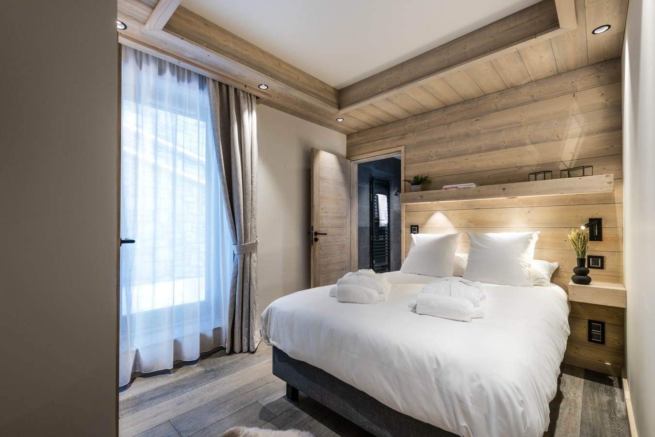 Val D'Isère Location Appartement Dans Résidence Luxe Valoge Chambre 2