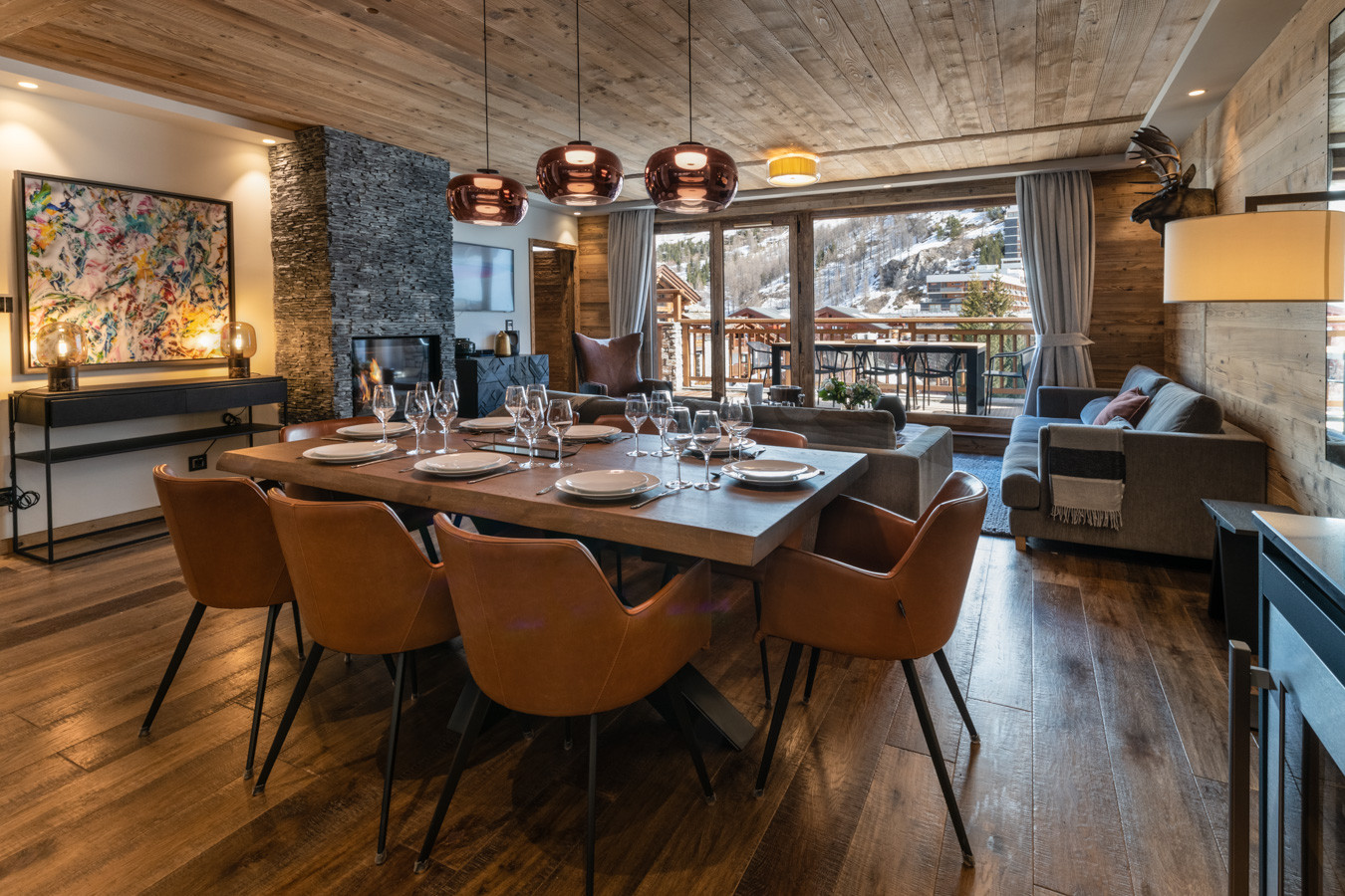 Val D'Isère Location Appartement Dans Résidence Luxe Valuge Séjour 3