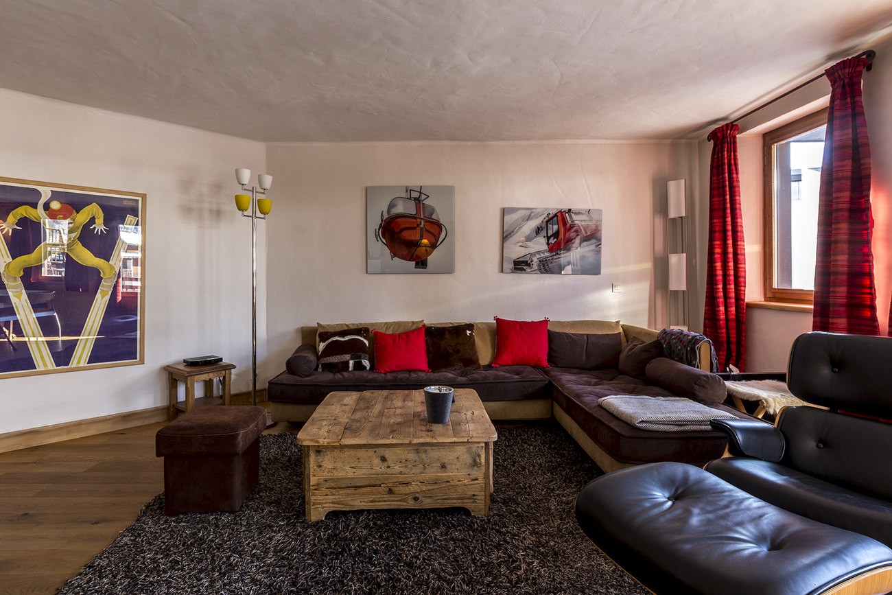 Val d’Isère Luxury Rental Apartment Vanuralite Living Area 4