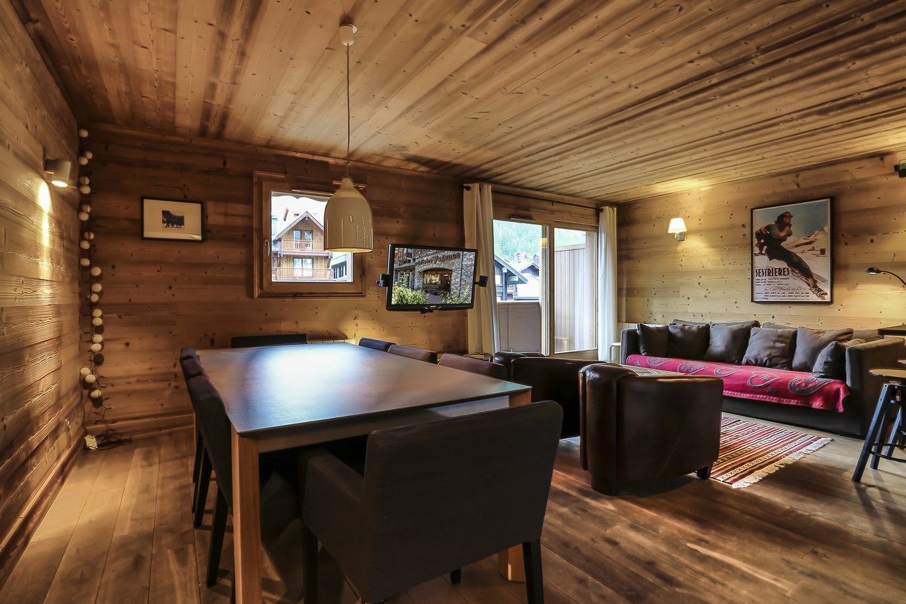 Val d’Isère Location Appartement Luxe Vaselite Séjour 4