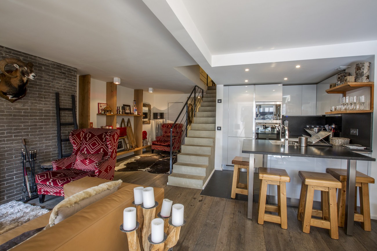 Val d’Isère Luxury Rental Apartment Vasilite Living Area 3
