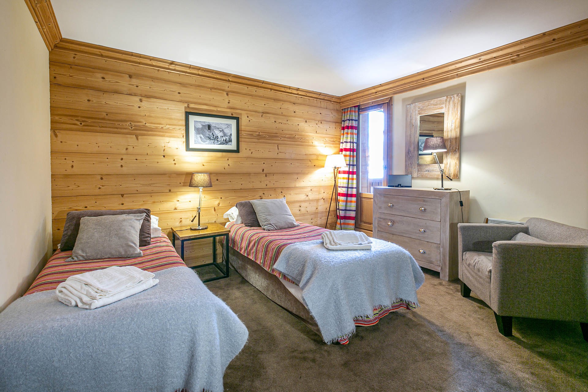 Val d’Isère Location Appartement Luxe Vatalis Chambre
