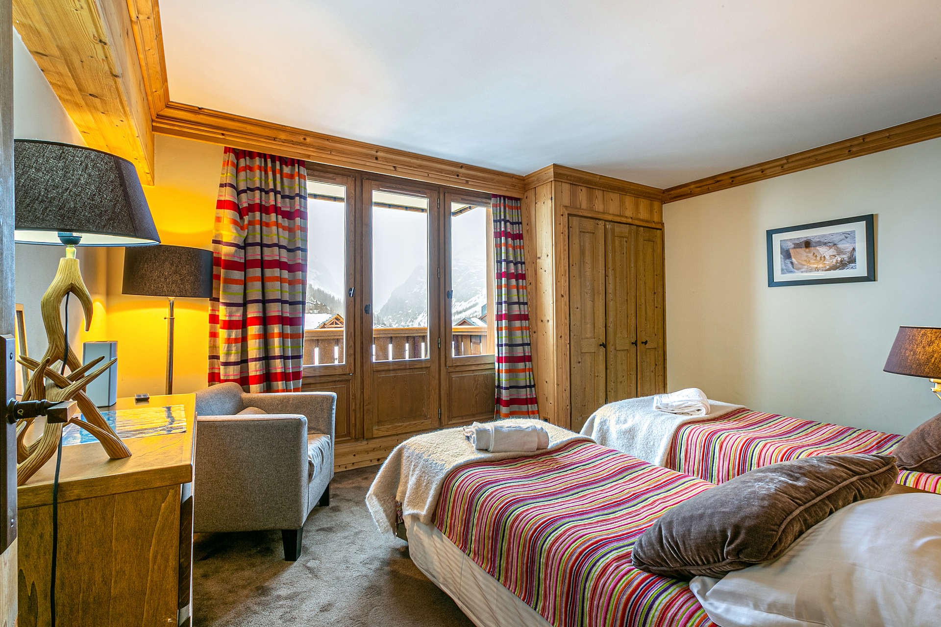 Val d’Isère Location Appartement Luxe Vatalis Chambre 2