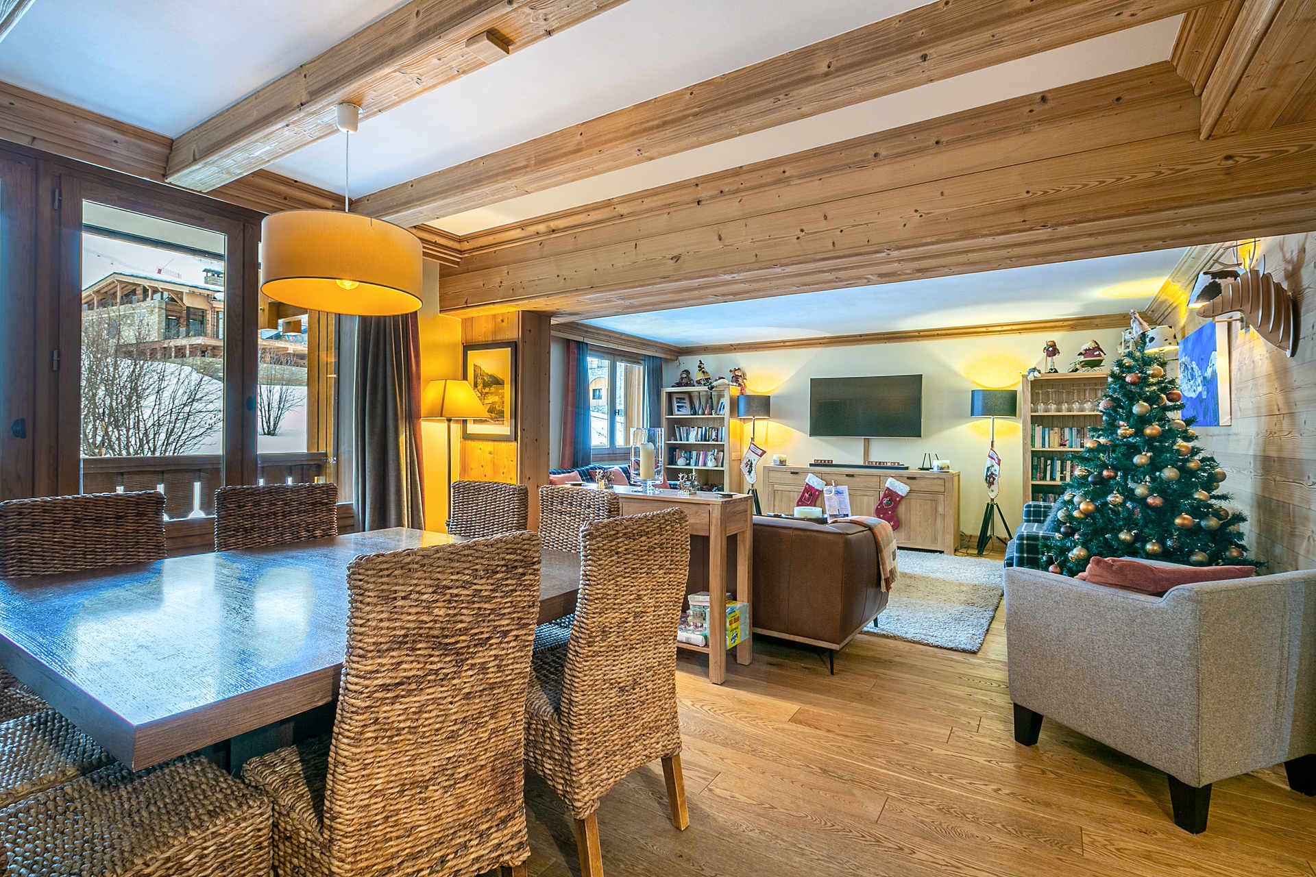 Val d’Isère Location Appartement Luxe Vatalis Séjour 2