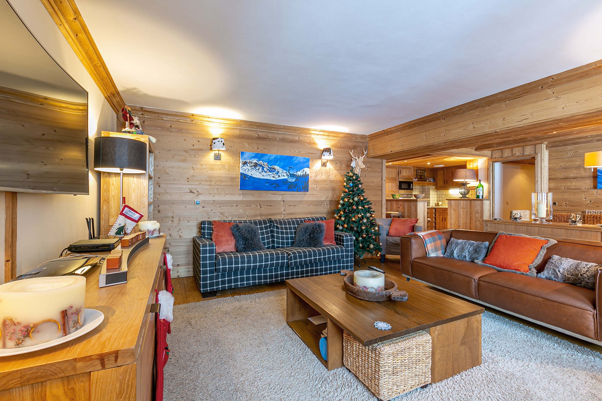 Val d’Isère Location Appartement Luxe Vatalis Séjour 4