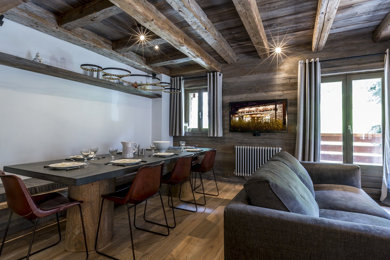 Val d’Isère Luxury Rental Appartment Vatilis Living Area 2