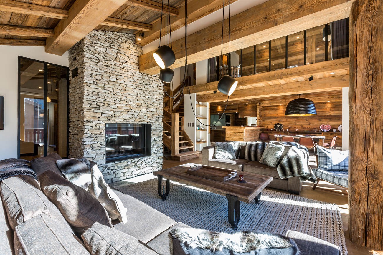 Val d’Isère Location Appartement Luxe Vatolis Séjour