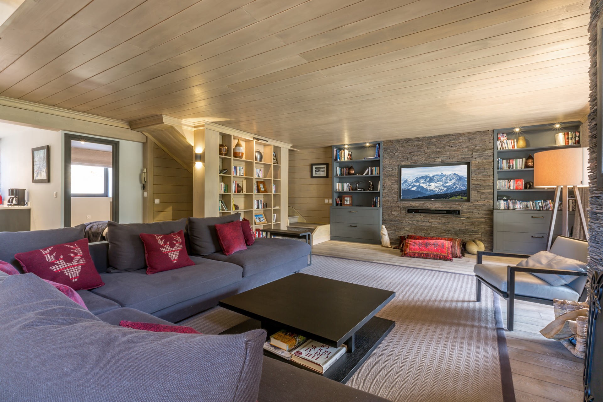 Val d’Isère Location Appartement Luxe Vaxite Séjour 2