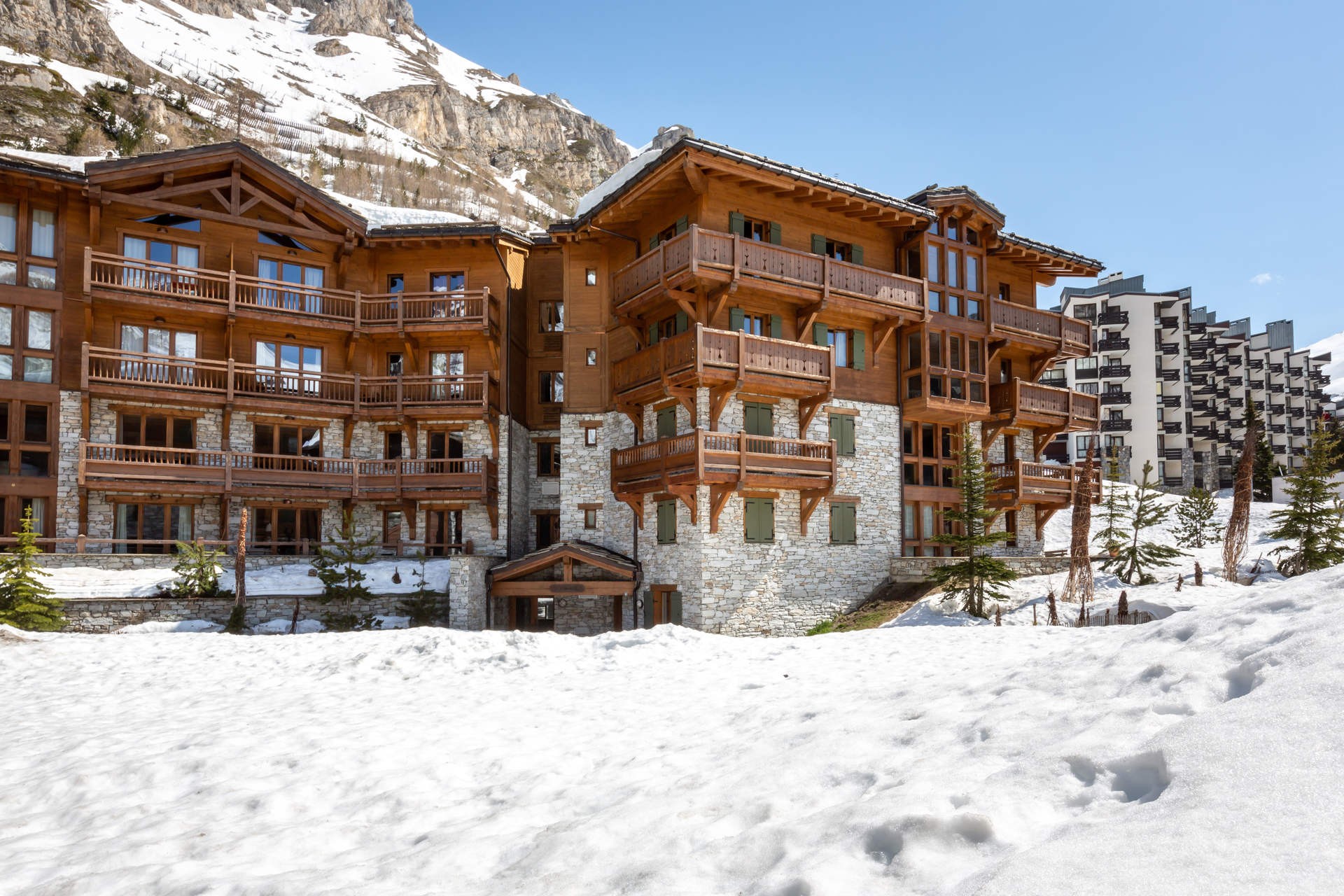 Val d’Isère Location Appartement Luxe Venturina Extérieur