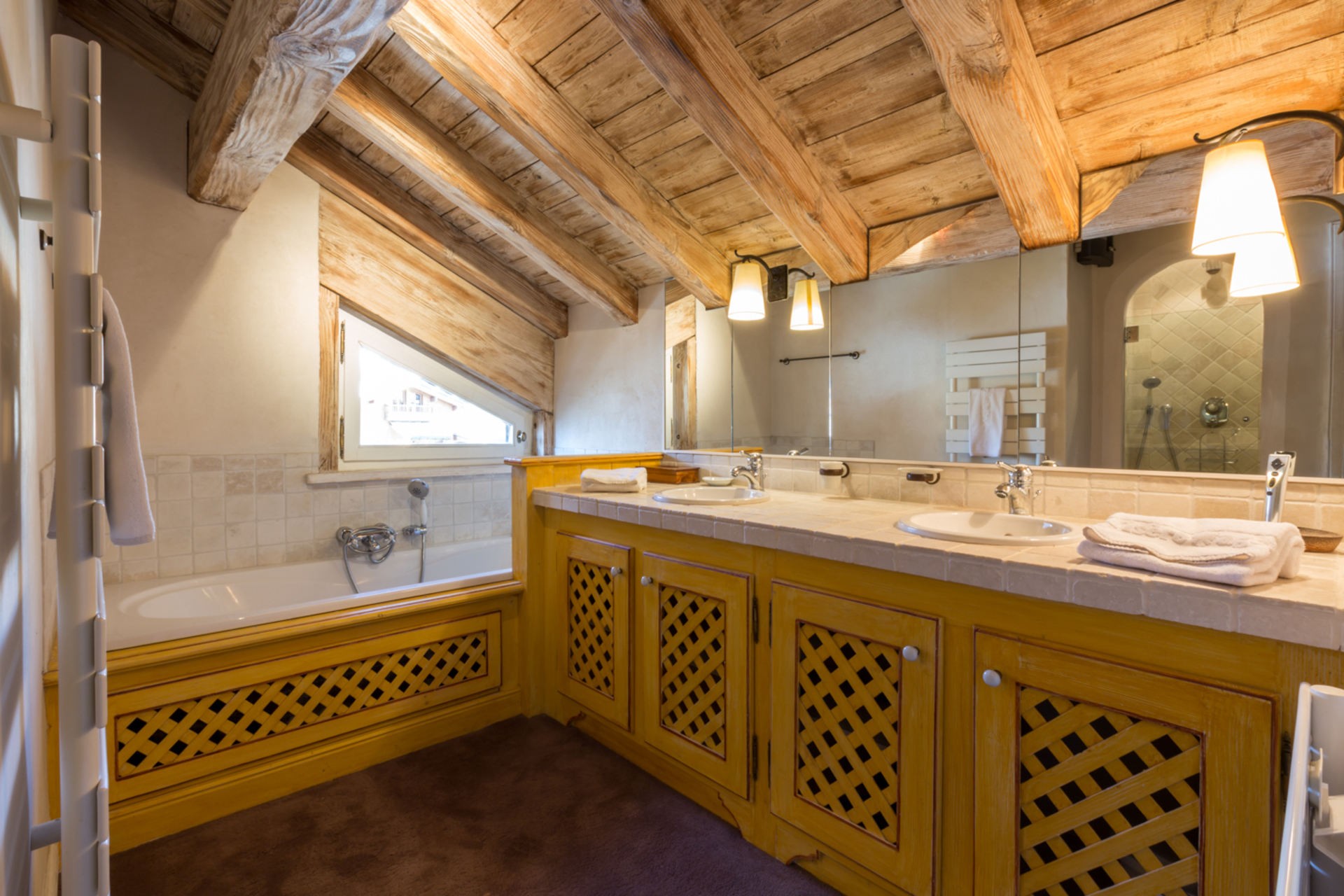 Val d’Isère Location Appartement Luxe Violane Salle De Bain 2