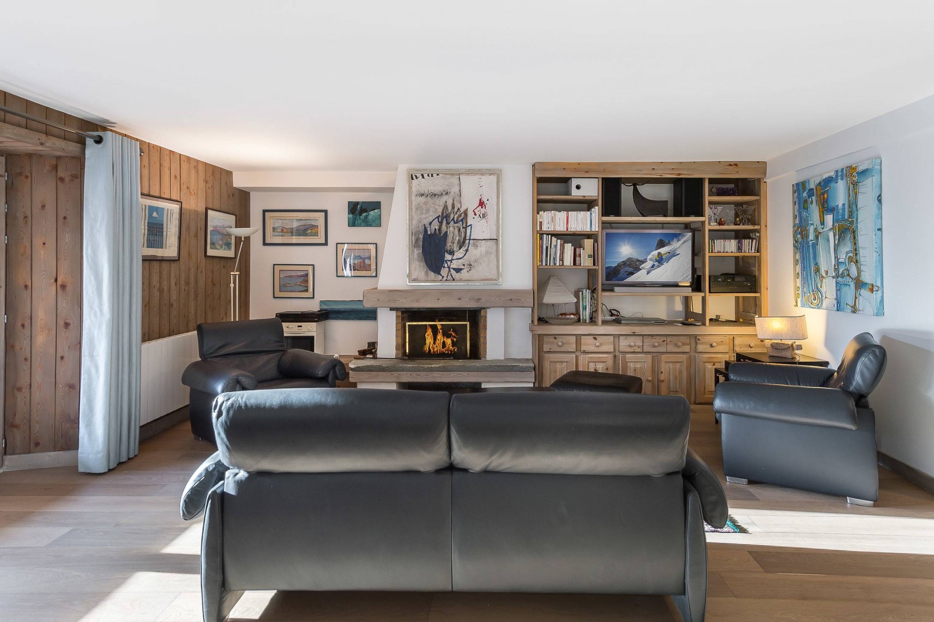 Val d’Isère Luxury Rental Appartment Vitali Living Area