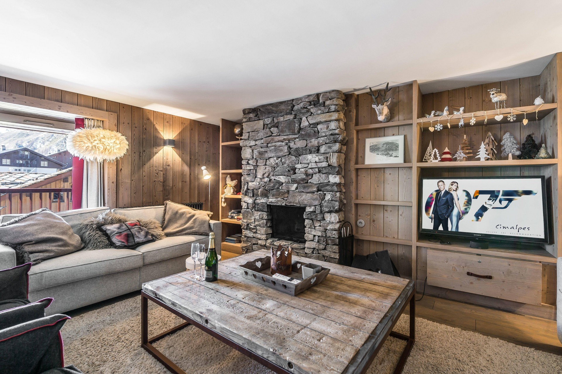 Val d’Isère Luxury Rental Appartment Viteli Living Area 2