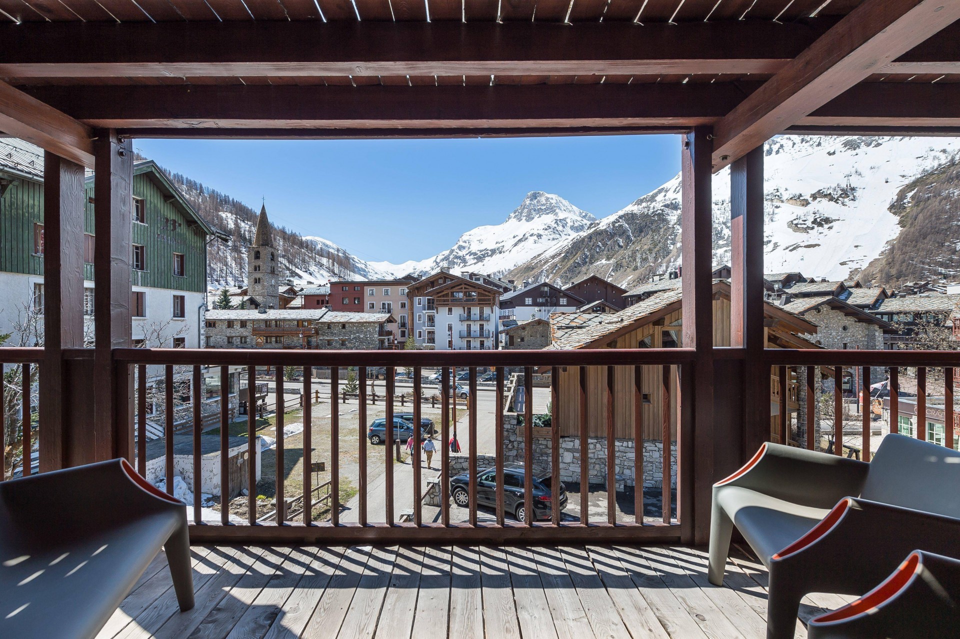 Val d’Isère Location Appartement Luxe Viteli Terrasse