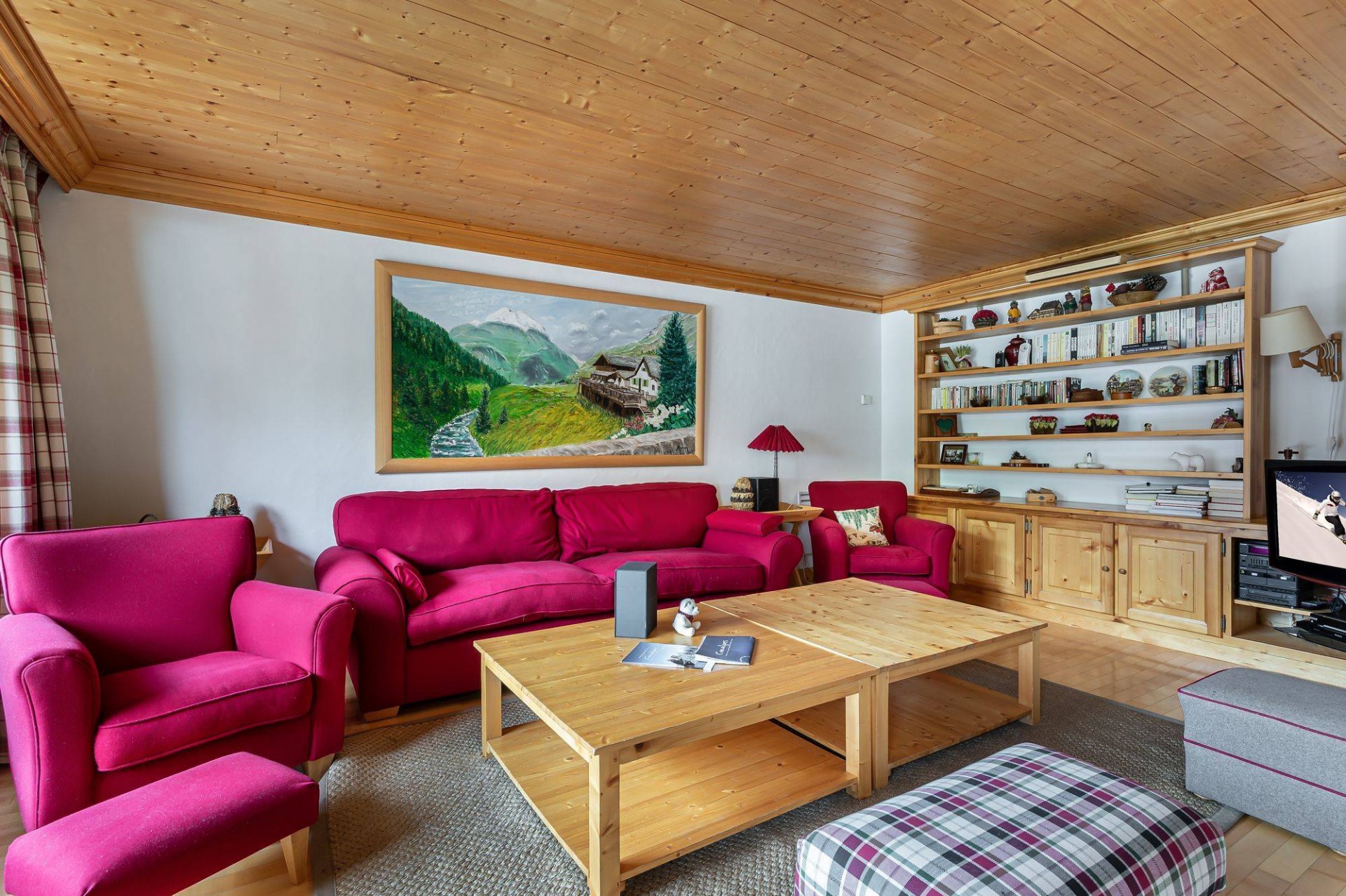 Val d’Isère Location Appartement Luxe Vitolan Séjour 2