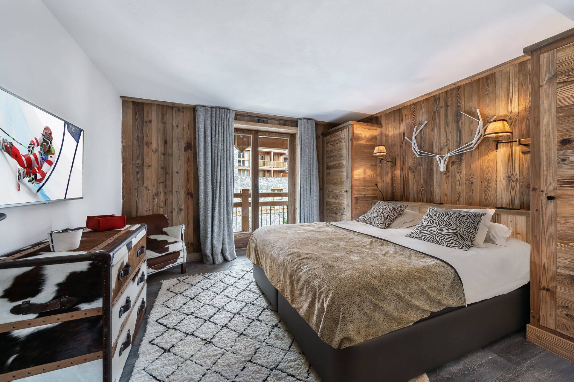 Val D'Isère Location Appartement Luxe Vizila Chambre 1