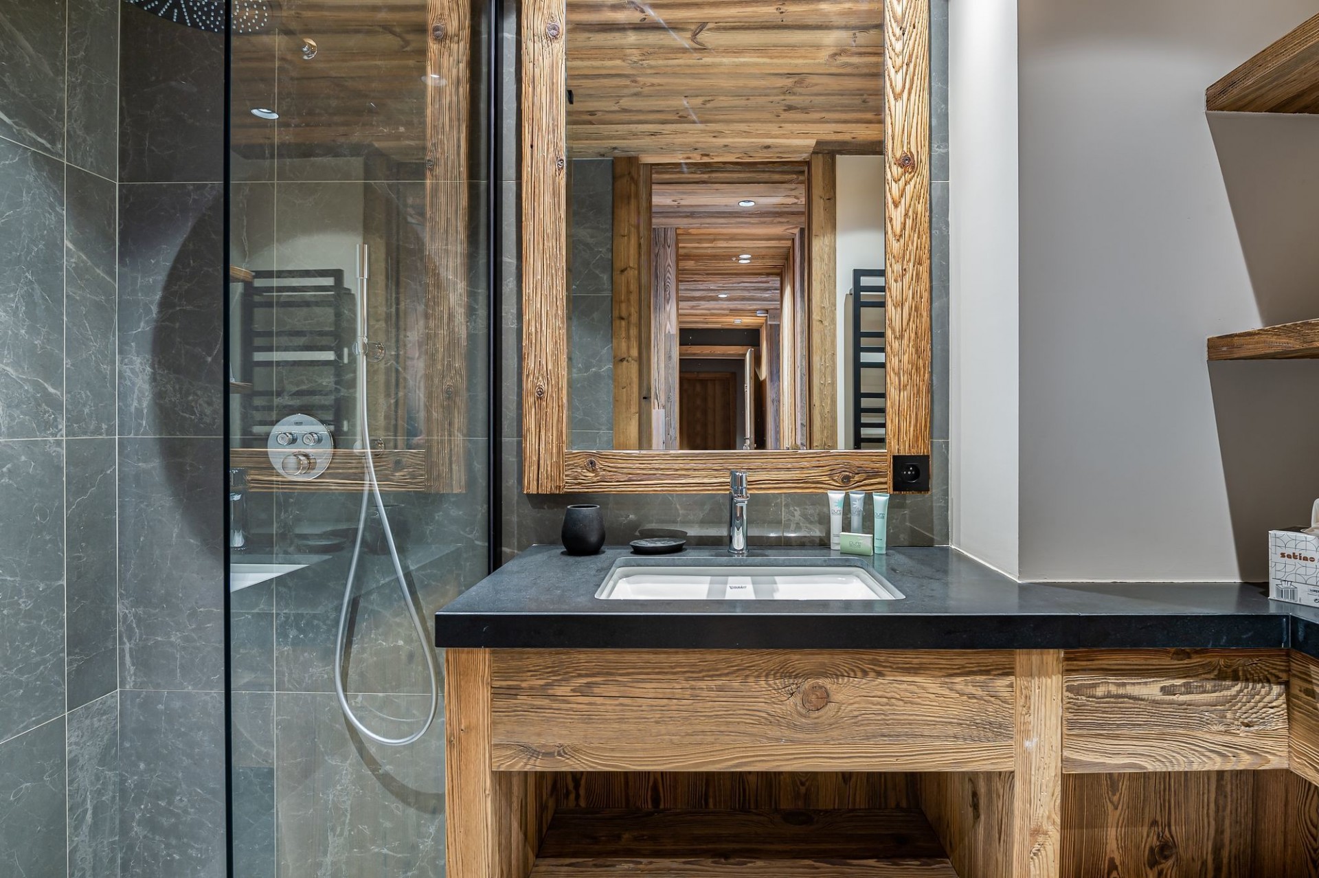 Val D’Isère Luxury Rental Chalet Amazonite Shower Room 2