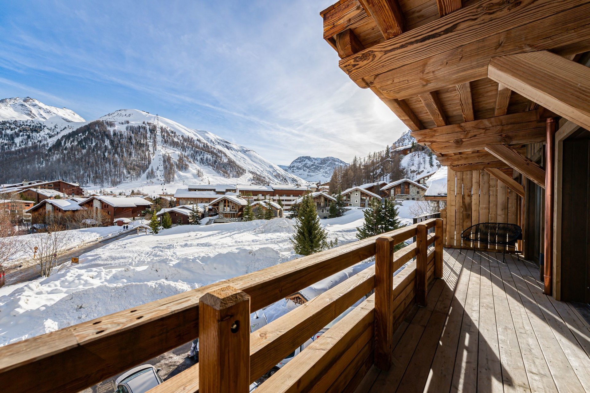 Val D’Isère Luxury Rental Chalet Amazonite Terrace