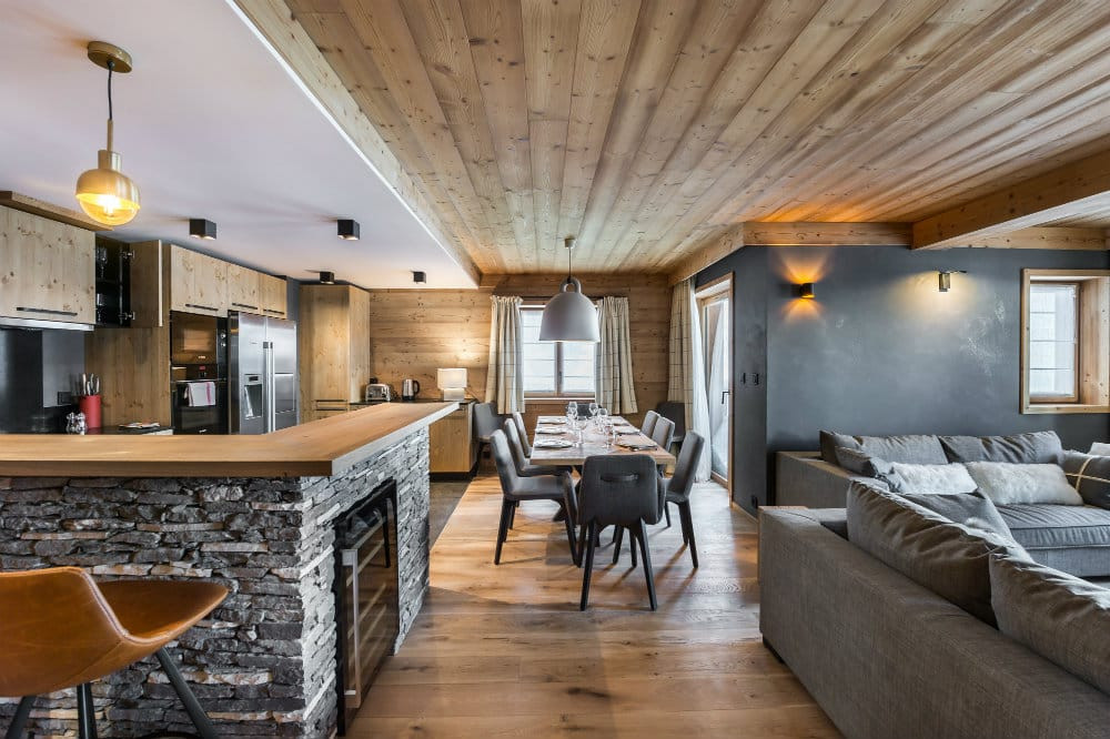 Val D'Isère Location Chalet Luxe Darmera Séjour