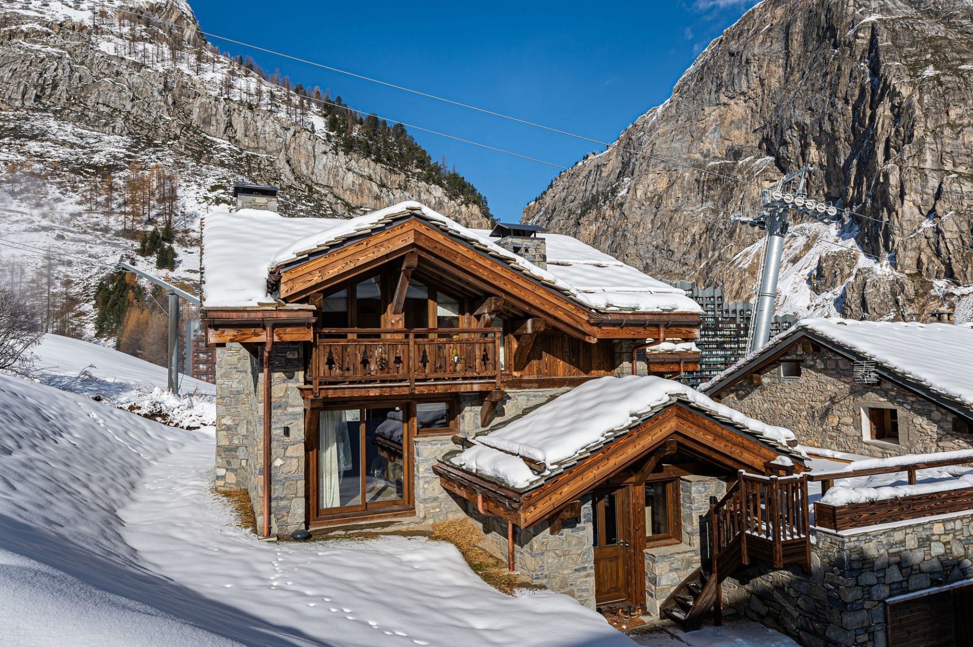 Val d’Isère Location Chalet Luxe Eclaito Extérieur