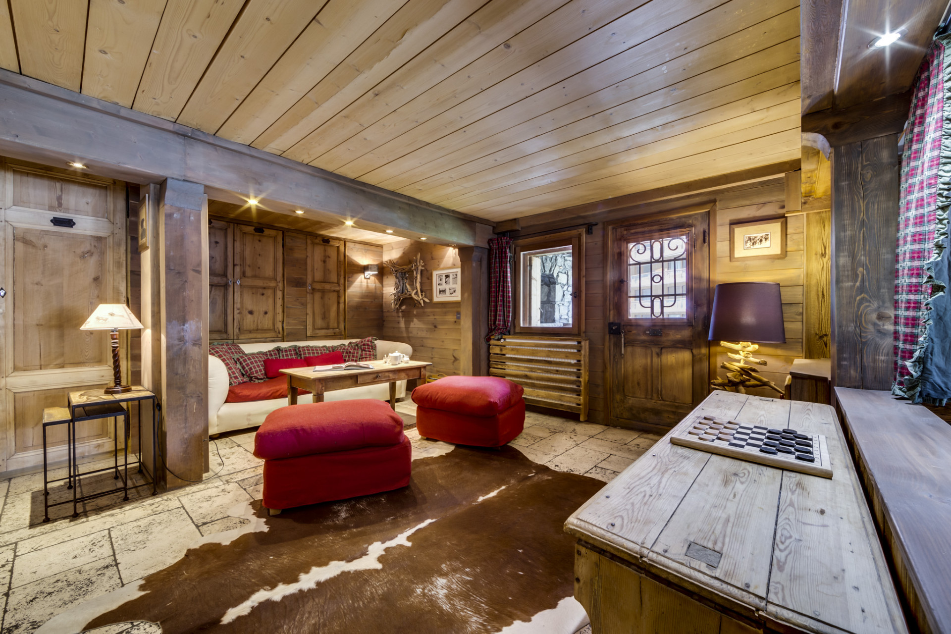 Val D'Isère Location Chalet Luxe Sabalite Salon 1