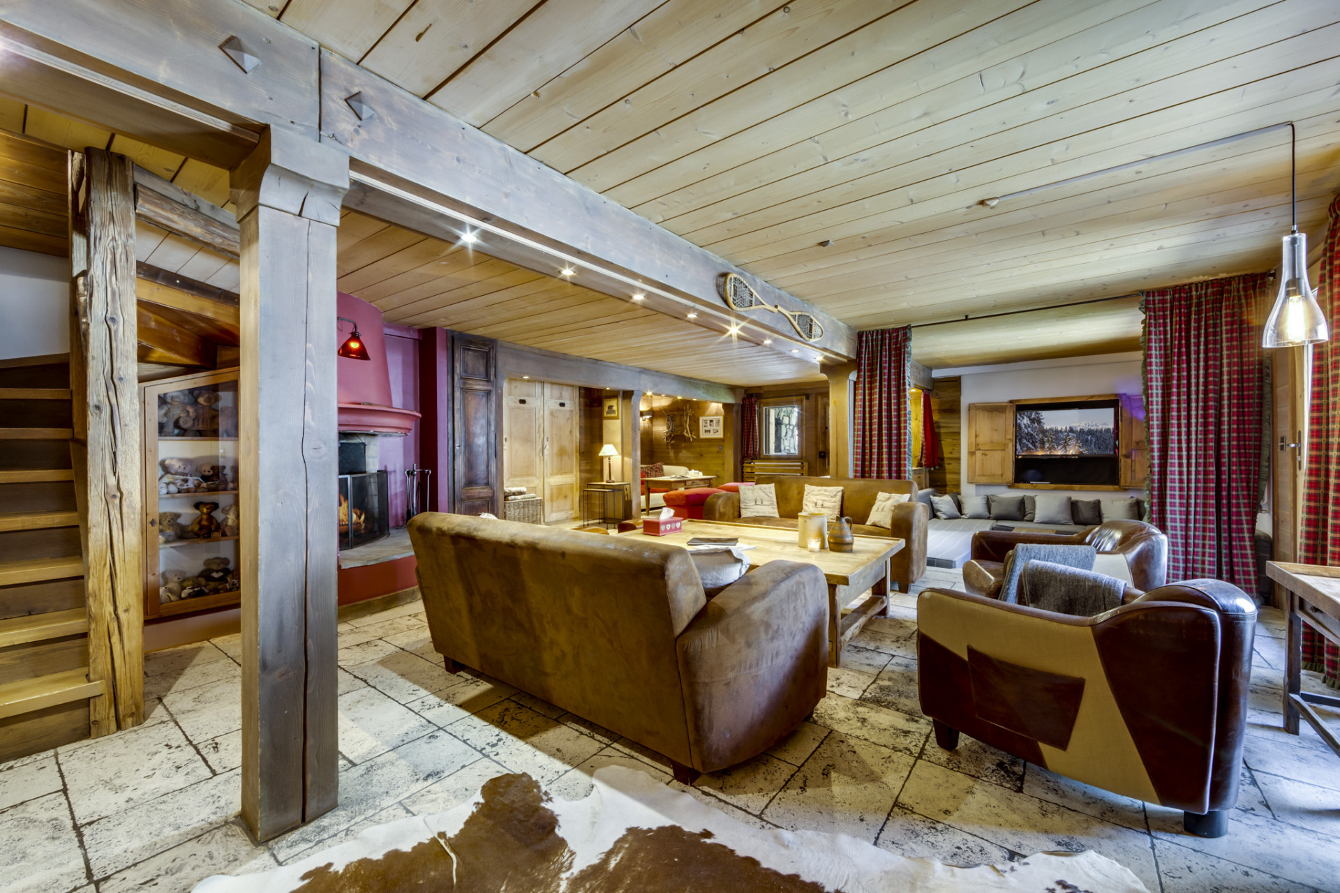 Val D'Isère Location Chalet Luxe Sabalite Salon 