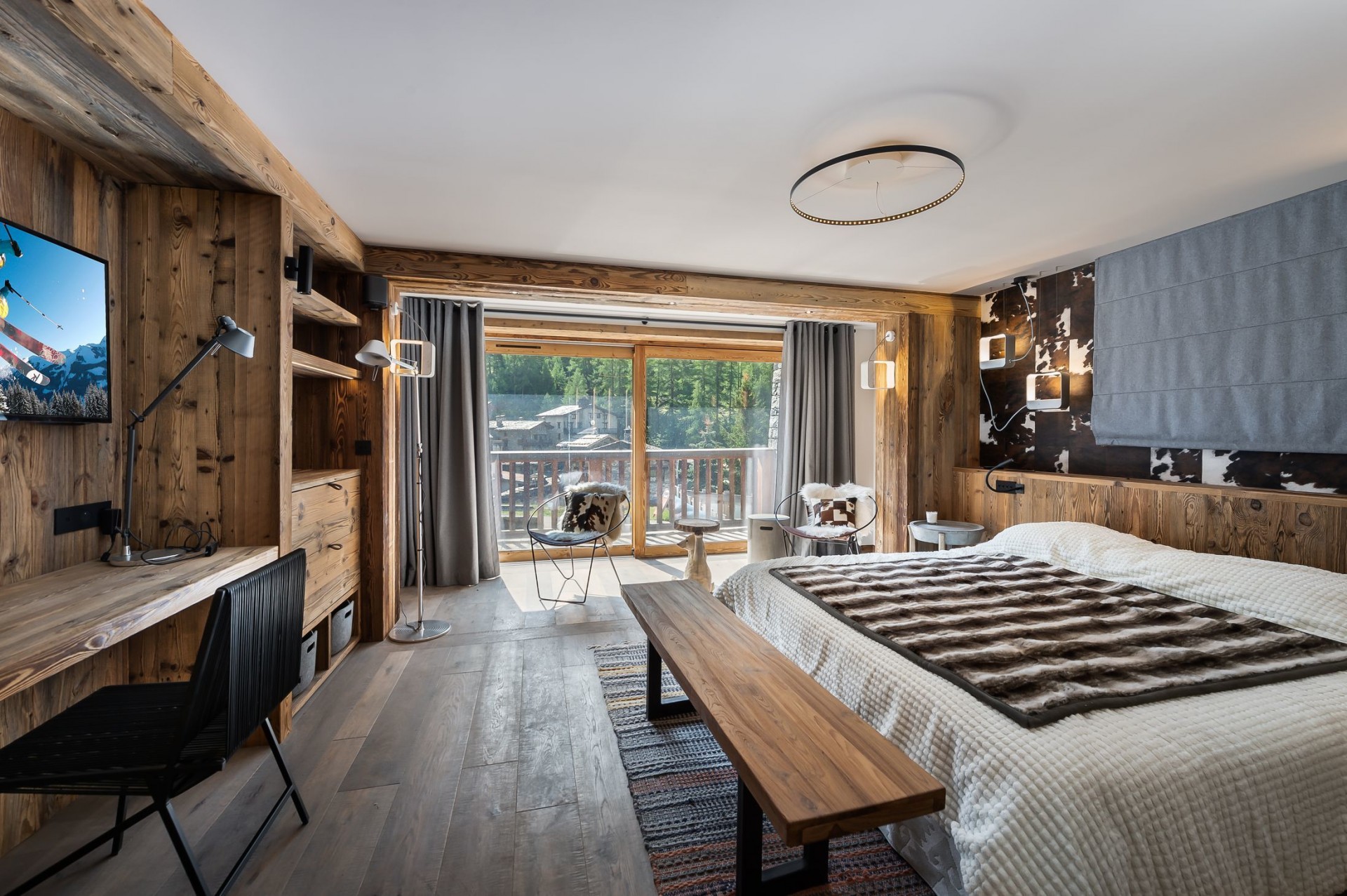 Val d’Isère Location Chalet Luxe Tellanche Bedroom