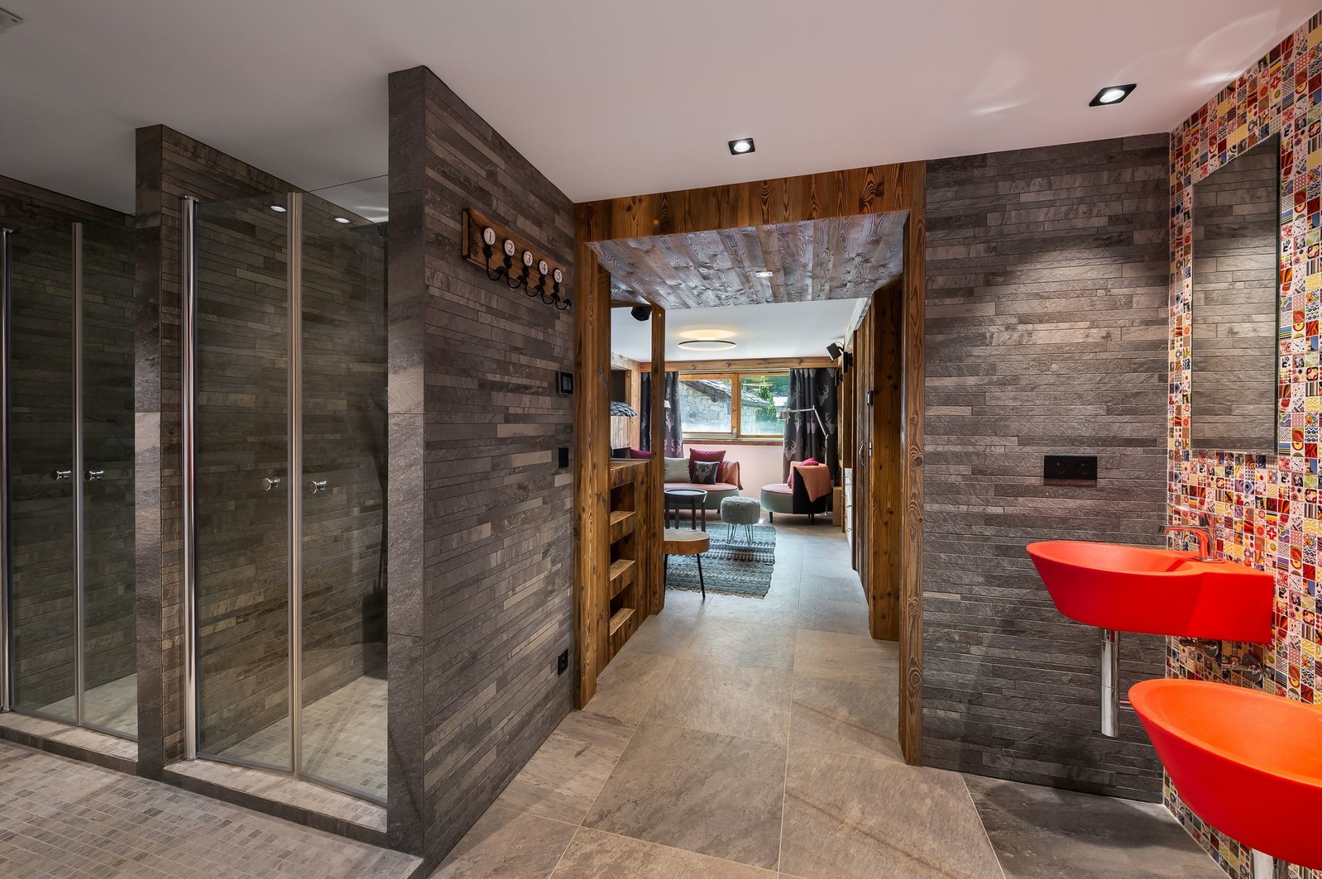 Val d’Isère Location Chalet Luxe Tellanche Salle De Bain 3