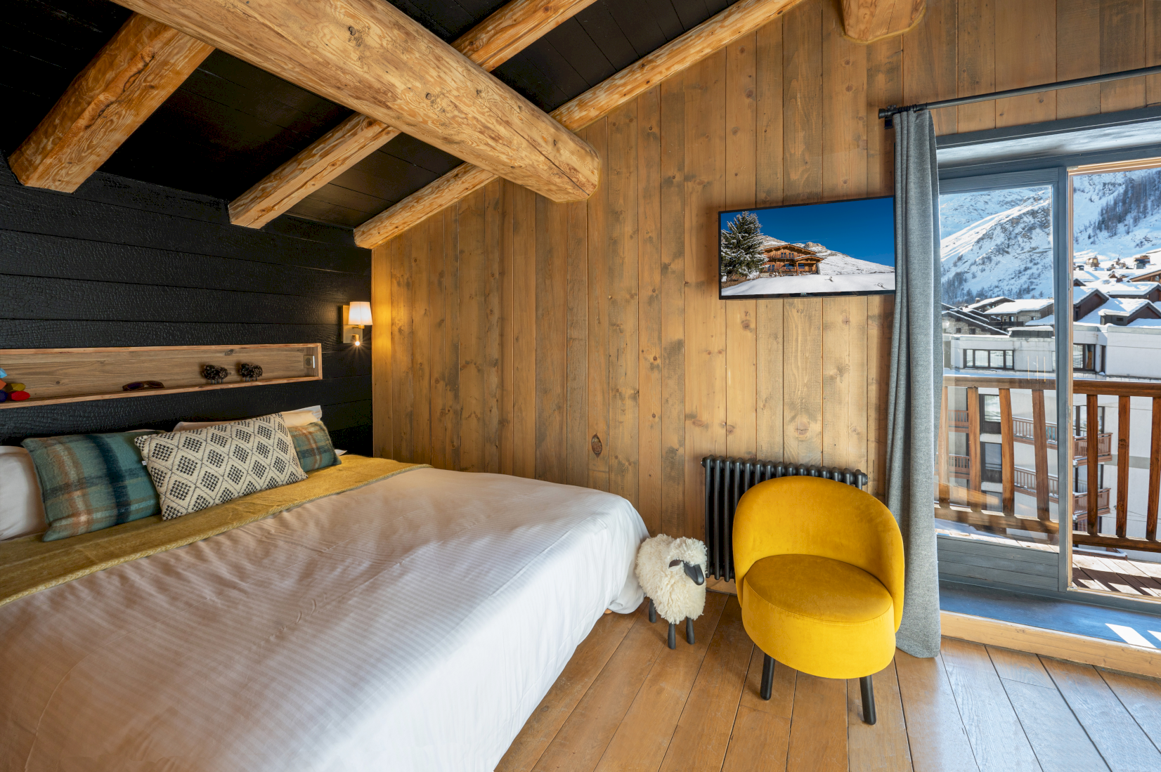 Val D'Isère Location Chalet Luxe Toval Chambre 1