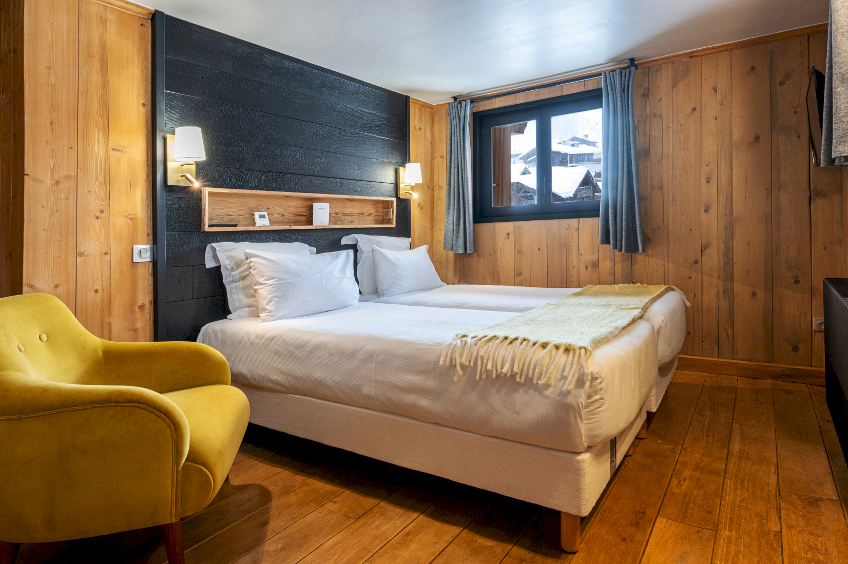 Val D'Isère Location Chalet Luxe Toval Chambre