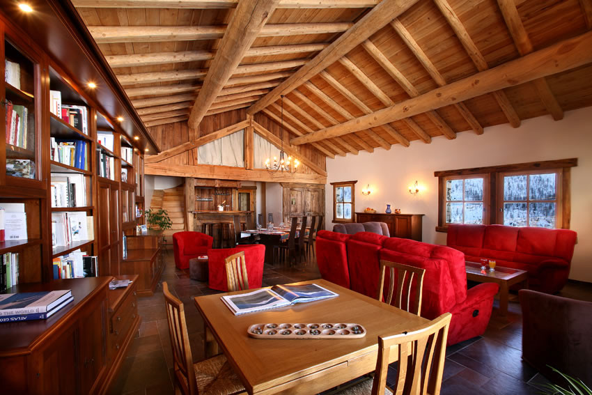 Val D'Isère Location Chalet Luxe Ugrandite Séjour 