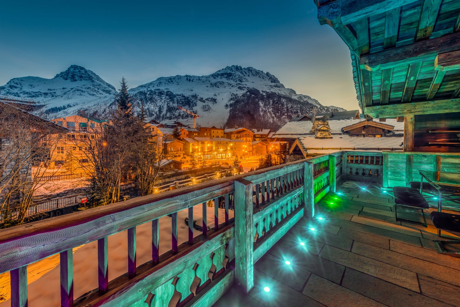 Val D Isère Location Chalet Luxe Ultralite Balcon 