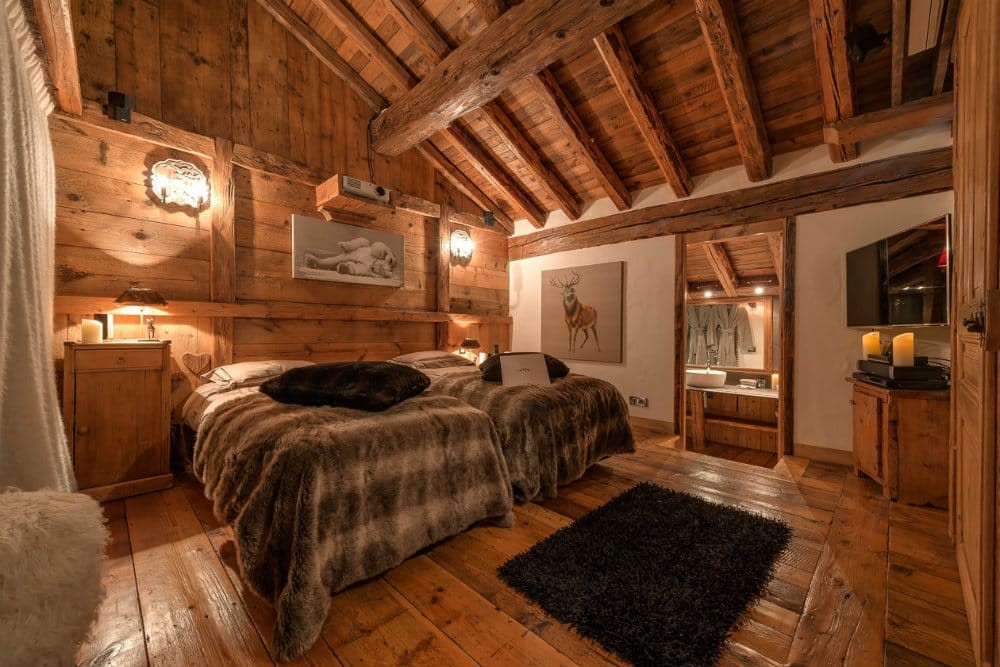 Val d'Isère Location Chalet Luxe Unakite Chambre 1