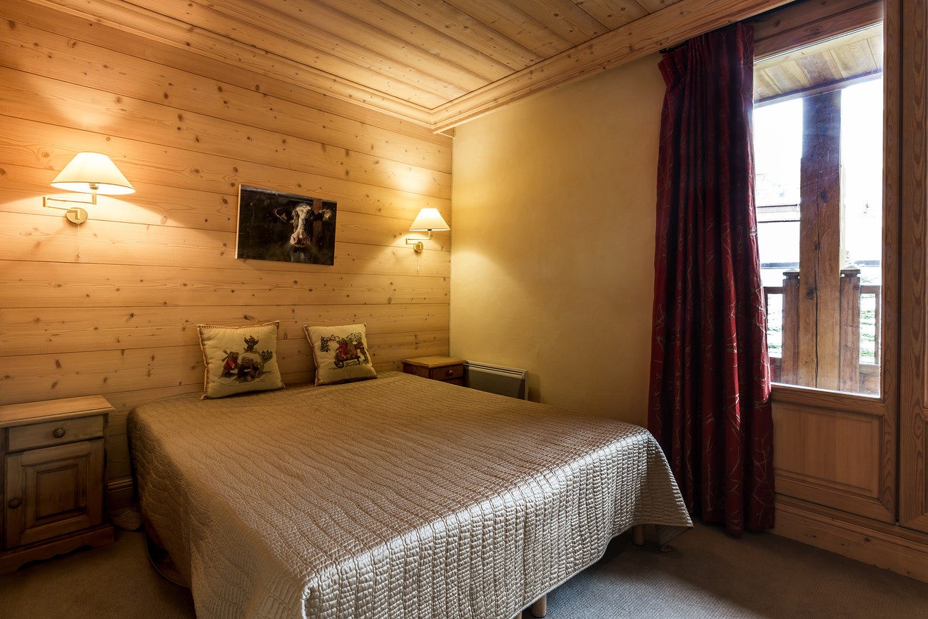 Val d’Isère Location Chalet Luxe Vabanite Chambre