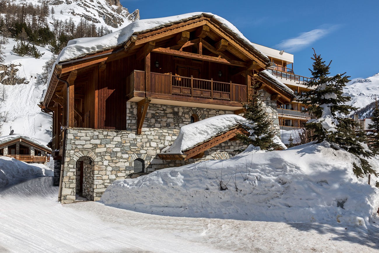 Val d’Isère Location Chalet Luxe Vabanite Extérieur