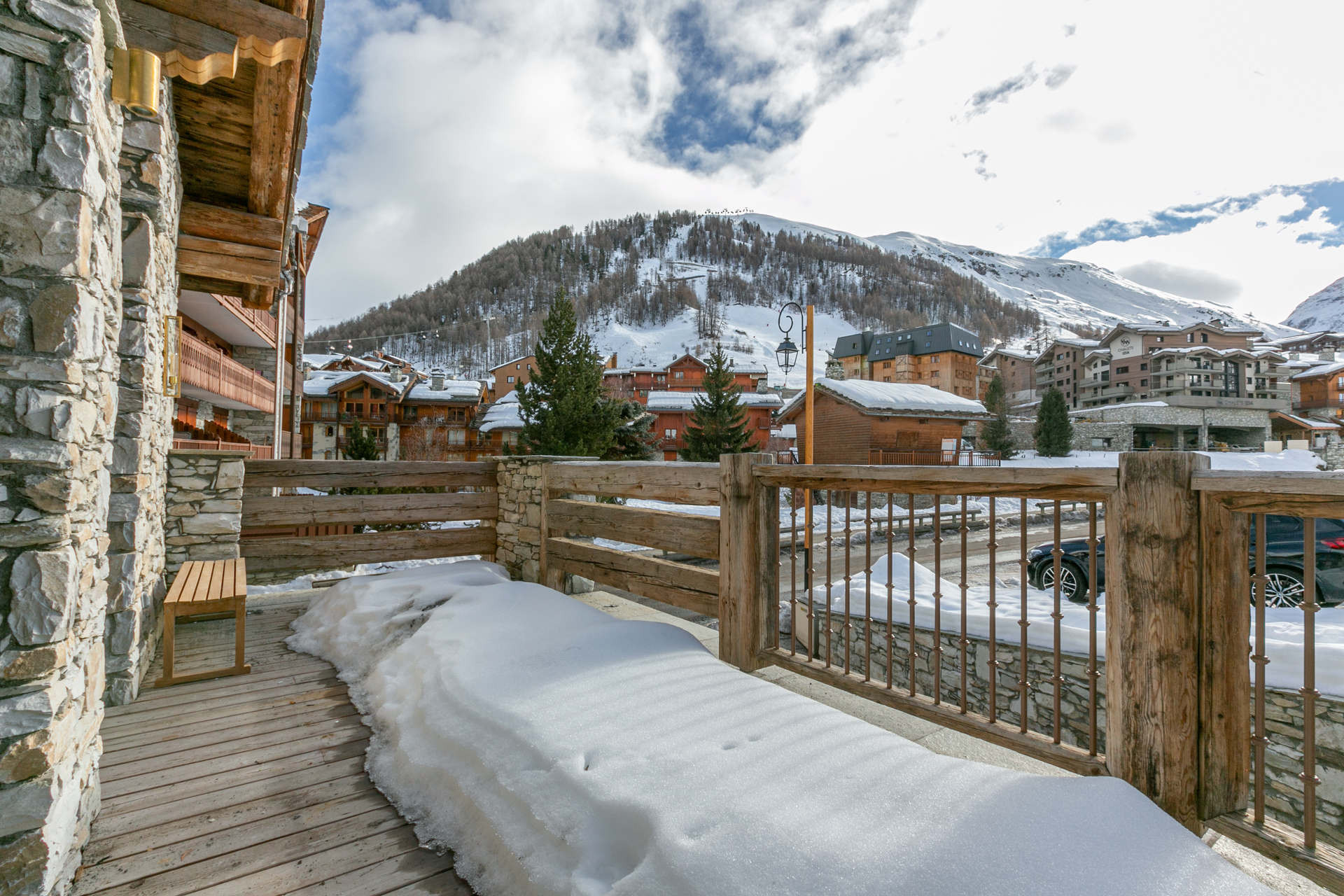 Val D'isère Location Chalet Luxe Valin Balcon 