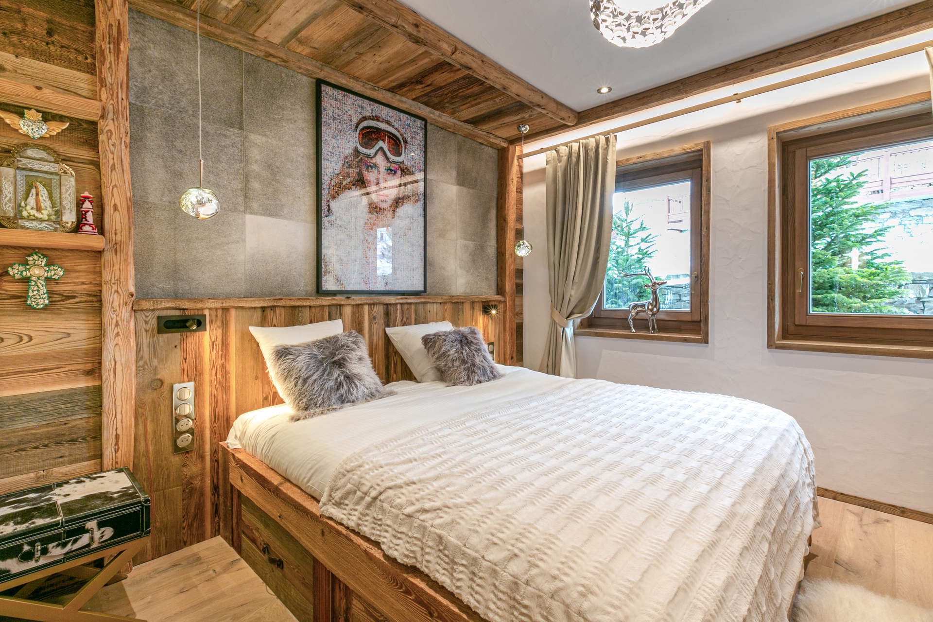 Val D'isère Location Chalet Luxe Valin Chambre 2