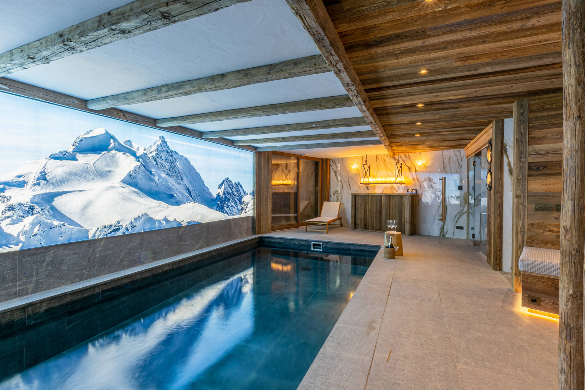 Val D'isère Location Chalet Luxe Valin Piscine 